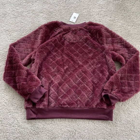 Crave Fame Maroon Cozy Pullover Sweater - Picture 3 of 4